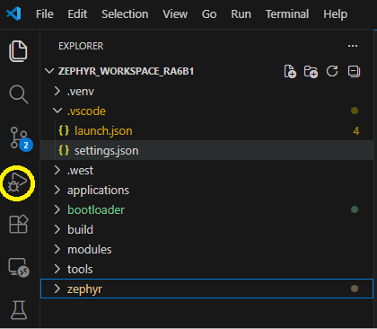 Run and Debug