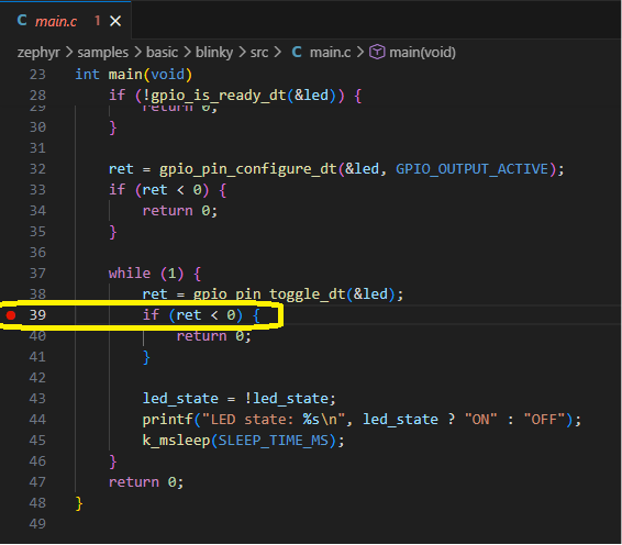 Main Breakpoint